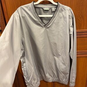 Izod Charcoal V-Neck Golf Sweater